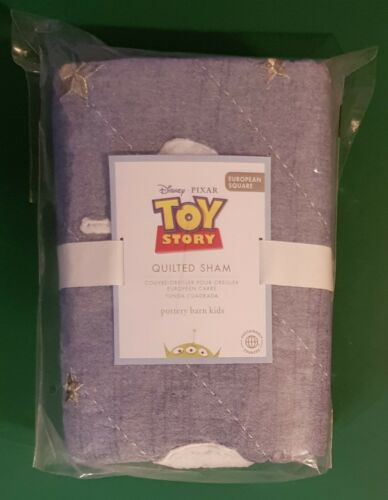 Pottery Barn Kids Disney Pixar Toy Story Quilted European Euro Square Sham New